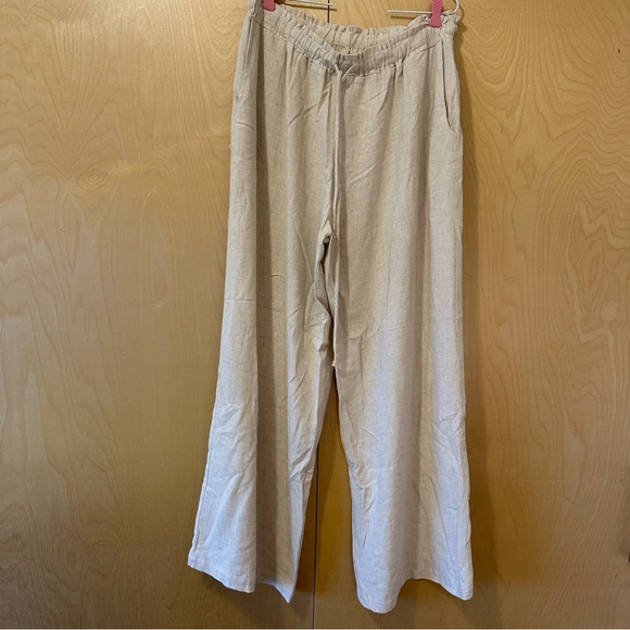 Cream Linen pants - Picture 6 of 6